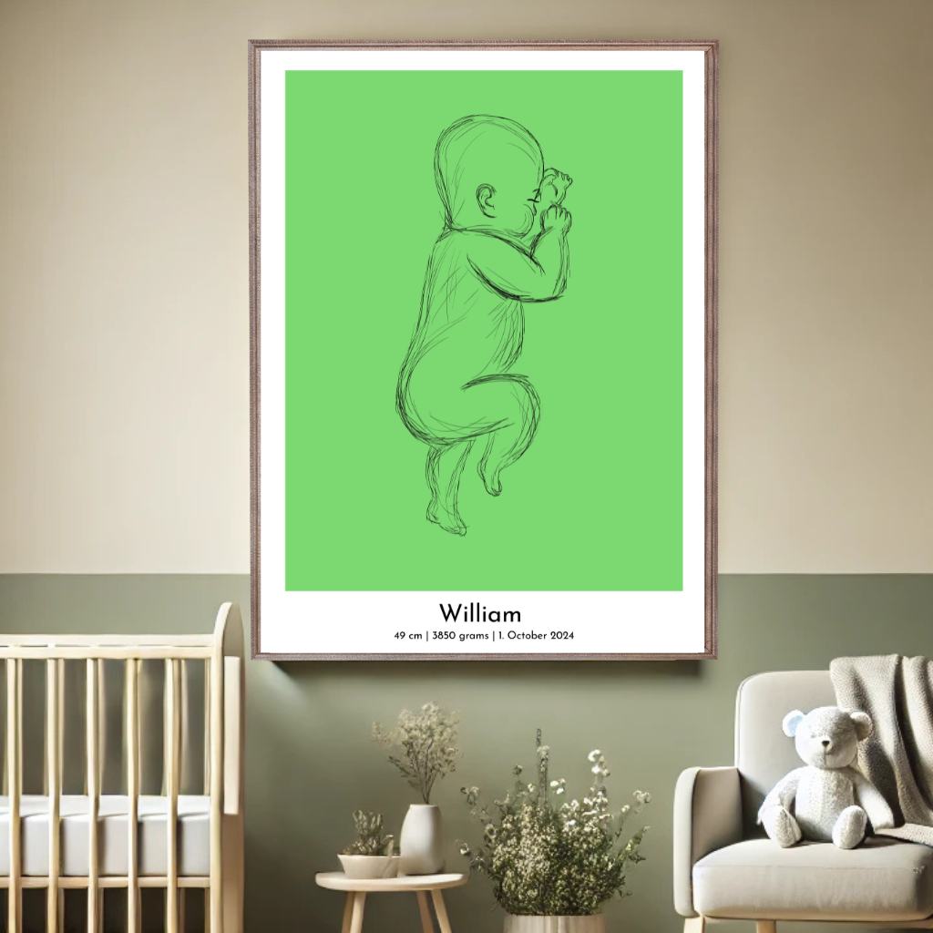 The Perfect Baby Print (Bright Collection)